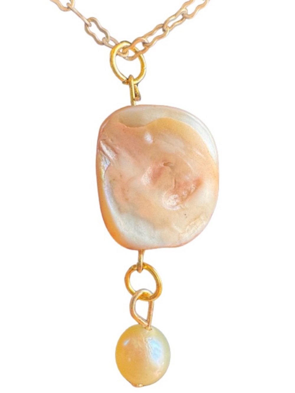 Handmade Abalone and Pearl - Picture 3 of 5